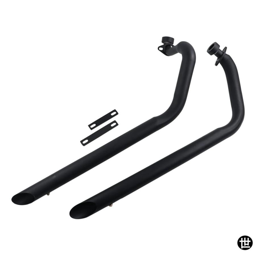 バイク用デュアルエキゾーストフルシステムサイレンサースラッシュ