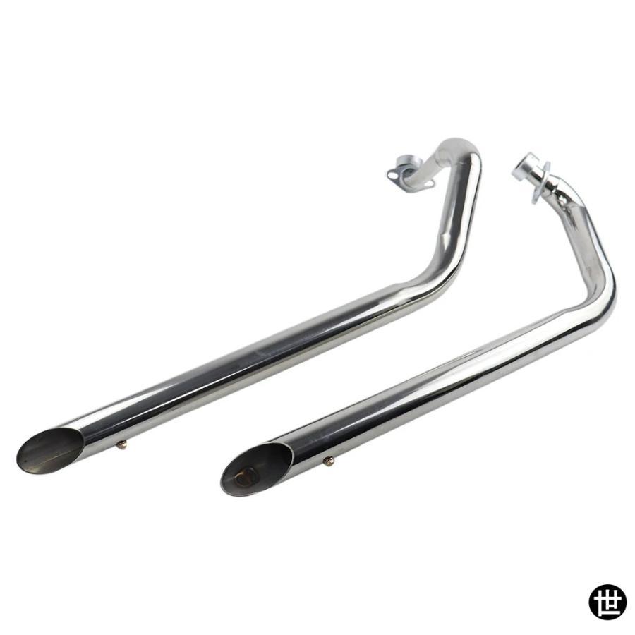 バイク用デュアルエキゾーストフルシステムサイレンサースラッシュ