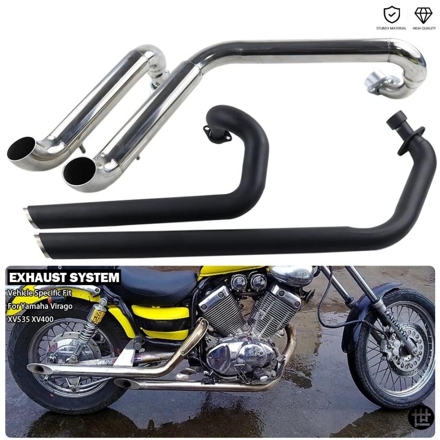 ヤマハ ビラーゴ 535 XV 400 XV535 XV400 全年式用 バイク用 デュアル