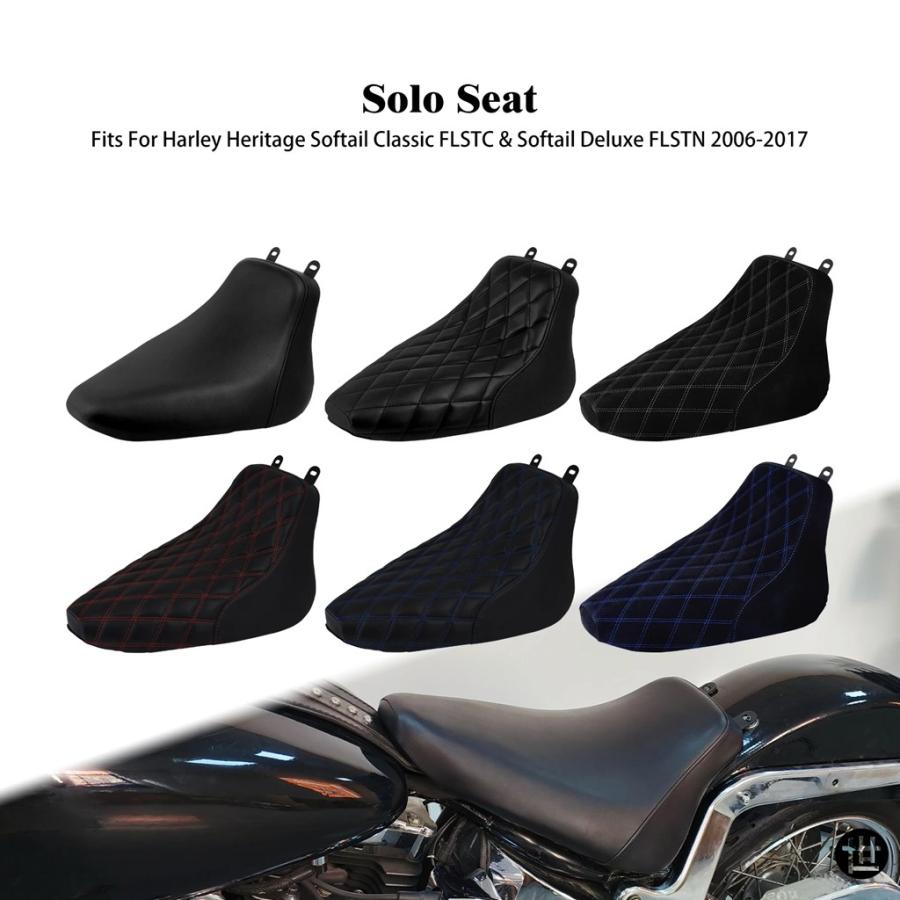 バイク用フロントドライバーソロシート ダイヤモンドクッション