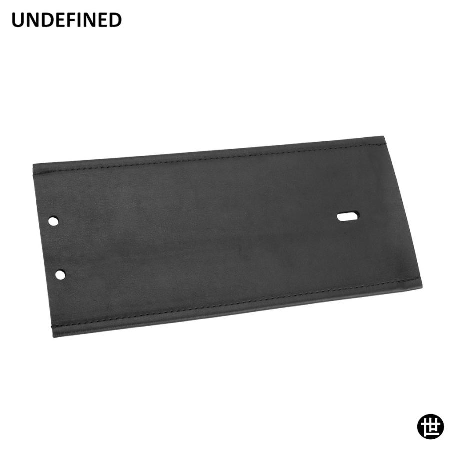 ブラックタンクパッド ソフテイルタンクパネル プレーンPUレザー