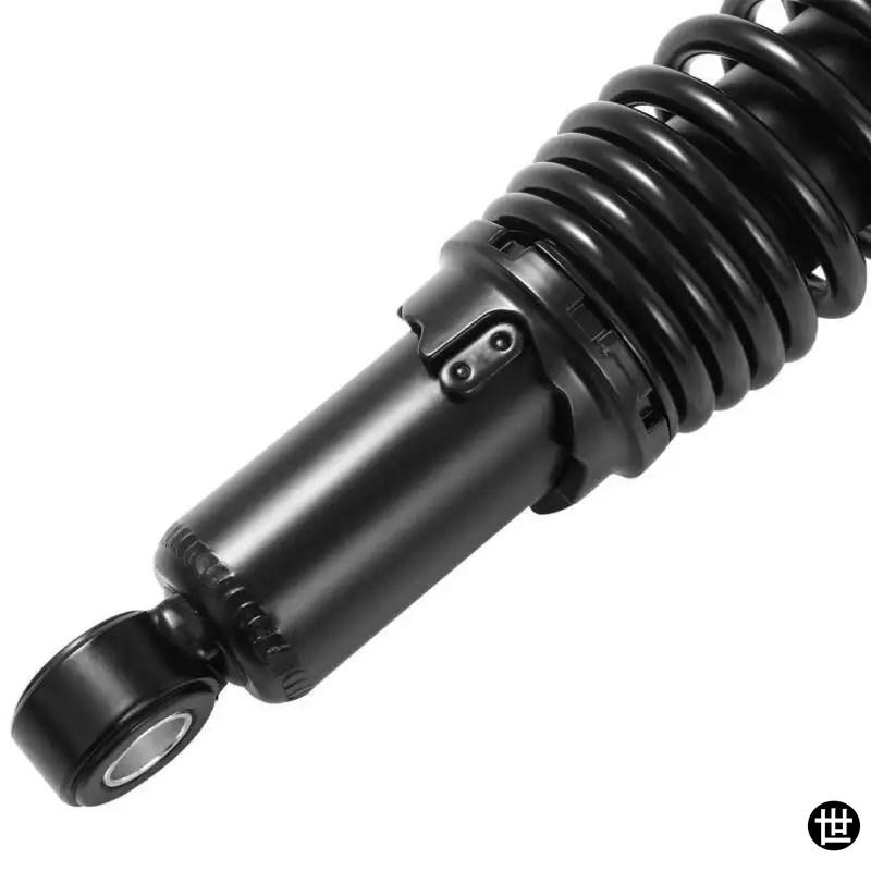 10.5インチ 267MM ブラック リアサスペンションショック ハーレー
