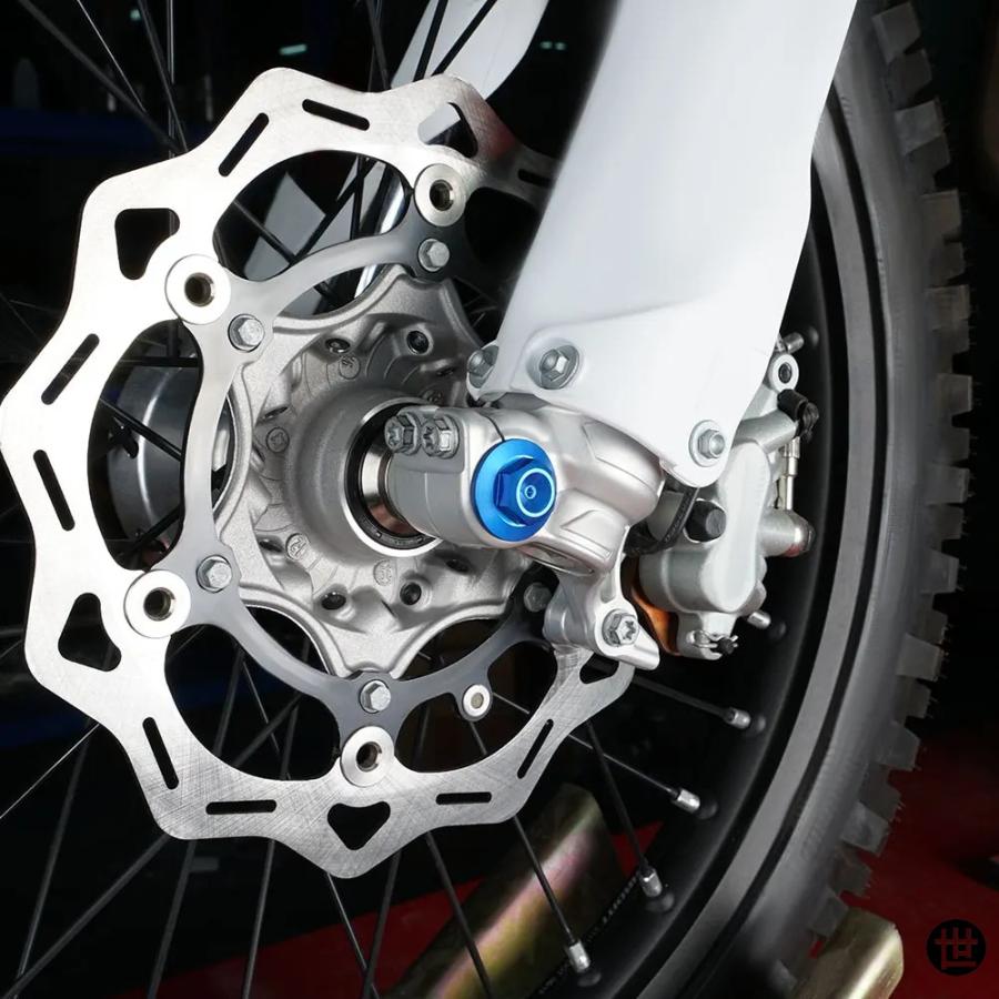 バイク用フロントアクスルシャフトロックナットリム KTM 125 250 300