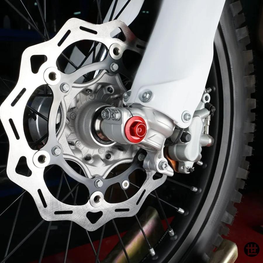 バイク用フロントアクスルシャフトロックナットリム KTM 125 250 300