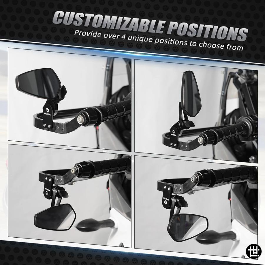 クイックフリップミラー バックミラー サイドミラー KTM 690 SMCR