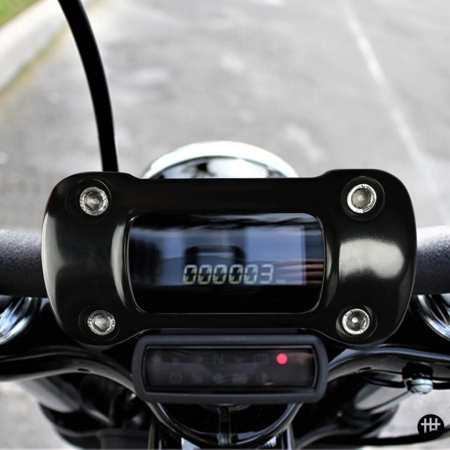 バイク用 4インチ ハンドルバー ライザー 1インチ トップクランプ