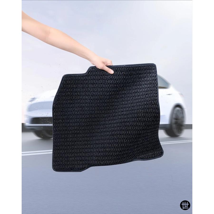 YZ テスラ モデルY モデル3 フットクッションブランケット 表面