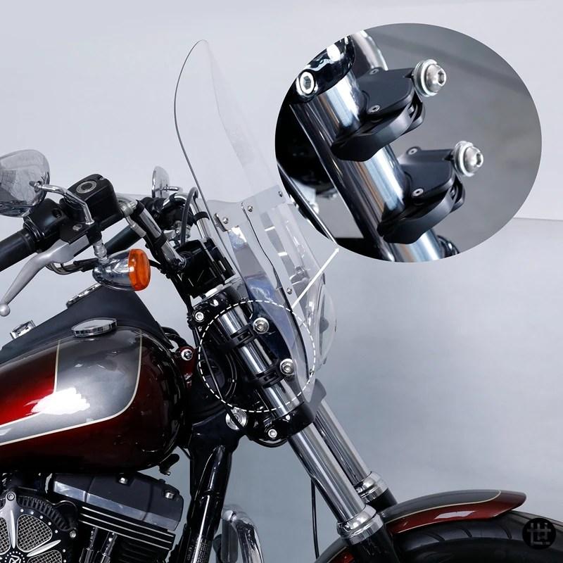バイク用クイックリリース ウインドシールド ウィンズスクリーン