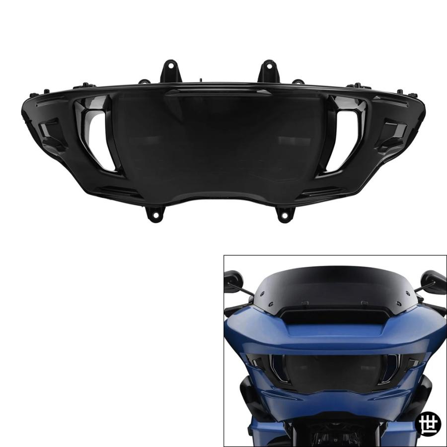 LEDフロントヘッドライトアセンブリ ハーレーCVOロードグライド2023