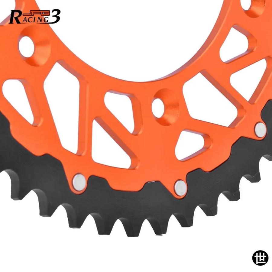 バイク 44 46 47 48 49 50 52 リアチェーンスプロケット KTM EXC EXE