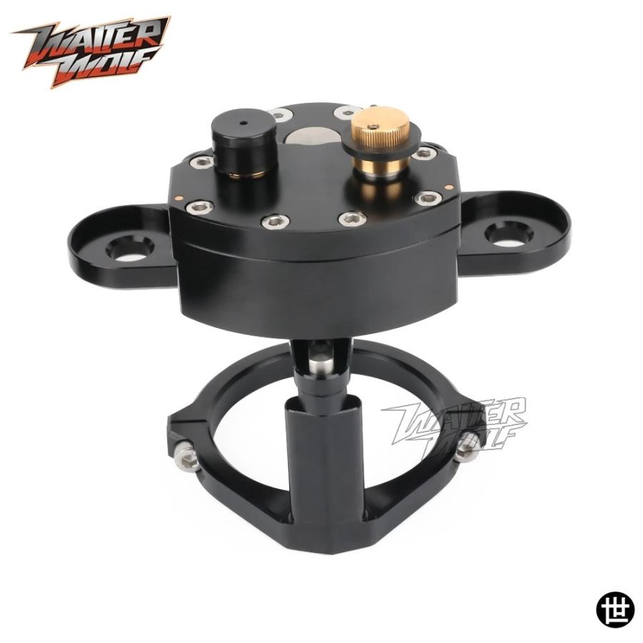 APRILIA TUAREG 660 2021-2024用調整可能ステアリングダンパースタビライザーリバース安全安定制御ブラケットマウントサポートの画像