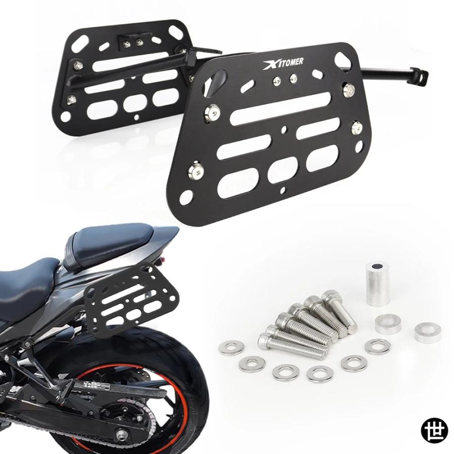 スズキ GSX-S 750 2017-21 バイク用サドルバッグサポートバーマウント