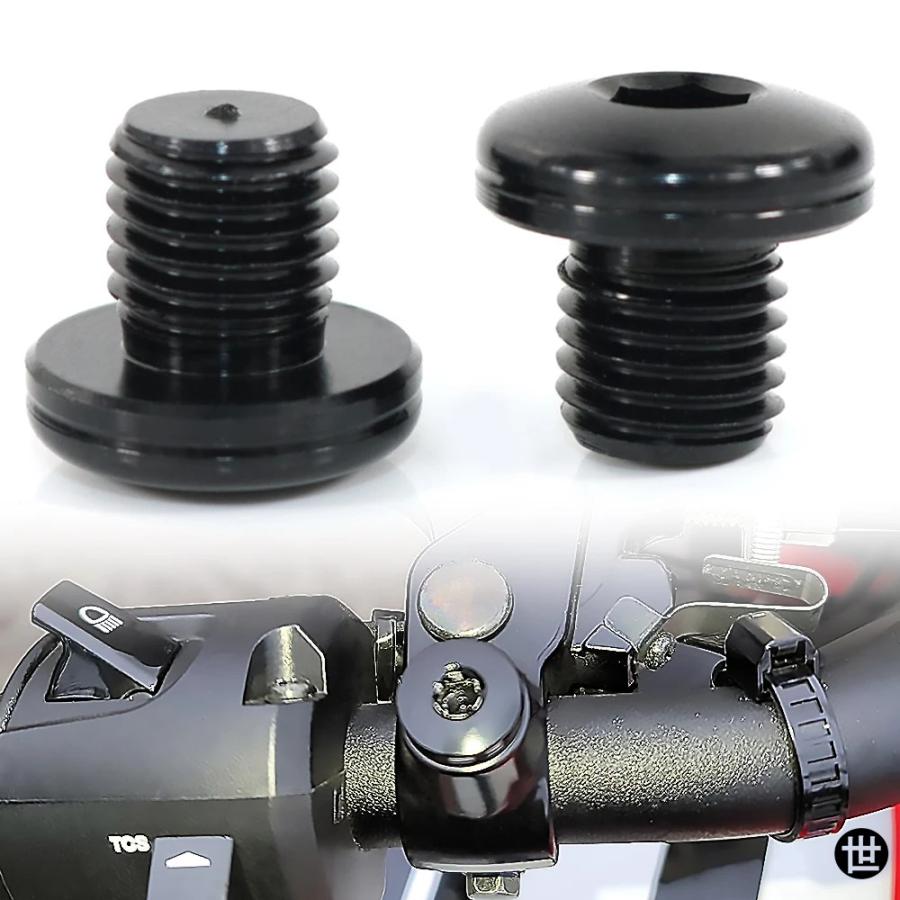 M10*1.25 ミラーホールプラグカバースクリューボルト 汎用フィット