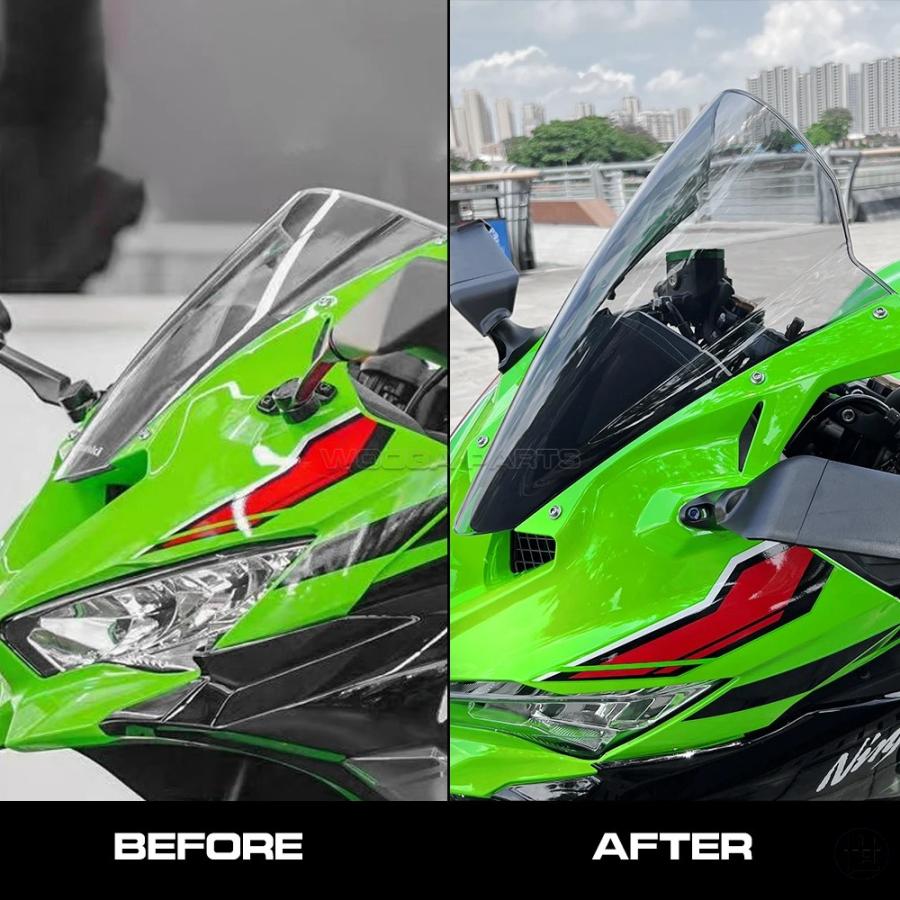 ZX-4R ZX-25R レースハイウィンドスクリーン カワサキ ZX4R ZX4RR