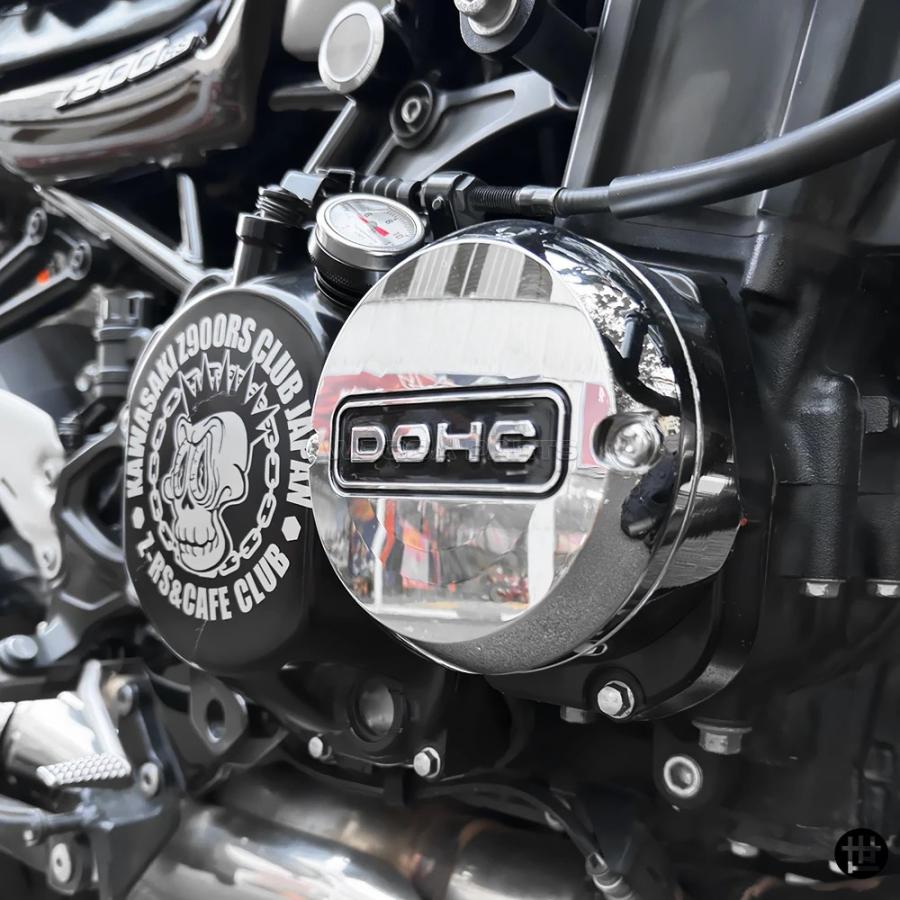 Z900RS ポイントカバーセット カワサキ Z900RS カフェ 2018-2025 Z1 スタイル クローム DHOC エンジン クラッチガード パルサーカバーセットの画像