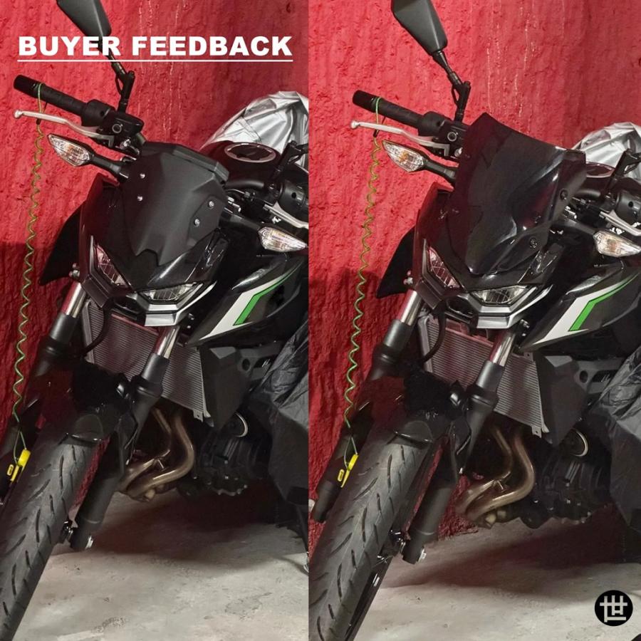 カワサキ Z500 Z 500 SE ABS 2024 2025 バイク用 ウィンドスクリーン