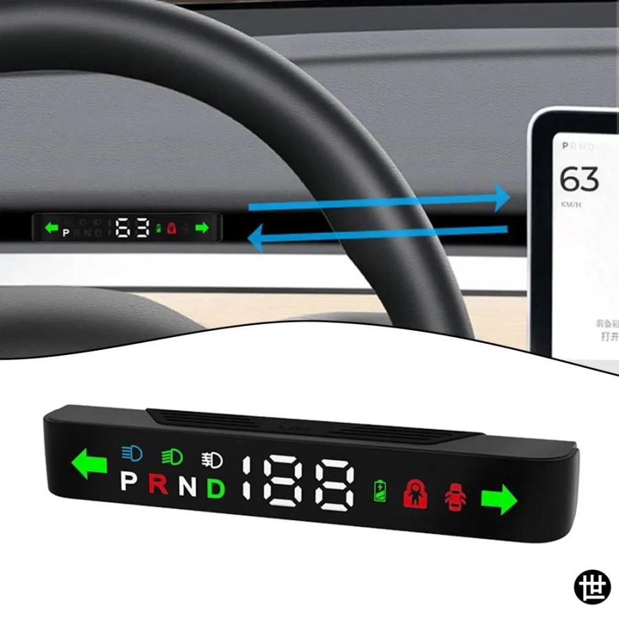 テスラ車用HUDヘッドアップディスプレイ モデル3用 モデルY用 ダッシュ