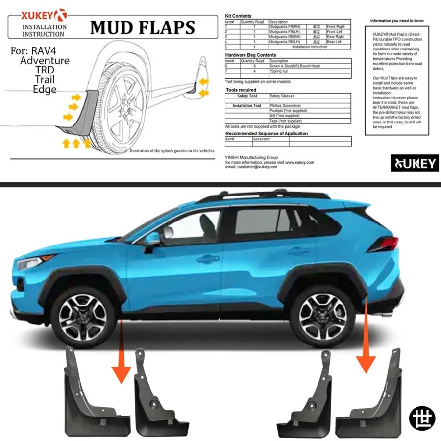 トヨタ RAV4 XA50 アドベンチャー TRD エッジ トレイル 2019 - 2025 用