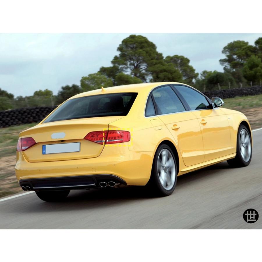 AUDI A4 B8 サルーン 09-12 右側 LED リアアウターテールストップ