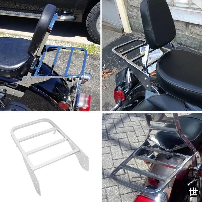 バイクソロシート リアラゲッジラックサポート 製シーシーバー バック