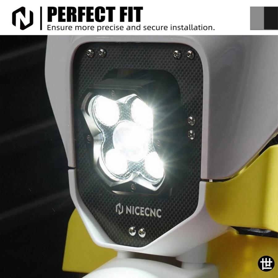 2025 2024 ハスクバーナ FE 501 FE 450 350 250 TE 300 TE 250 150 バイク用 LED ランプ 3500 ルーメン ヘッドライトキット 調整可能