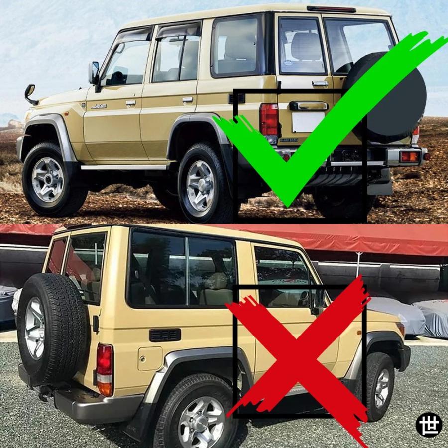 み 5ドア リアテールライト ブレーキランプ トヨタ プラド ランドクルーザー LC76 LC77 4500 LJ77 RJ77 FZJ76 ...
