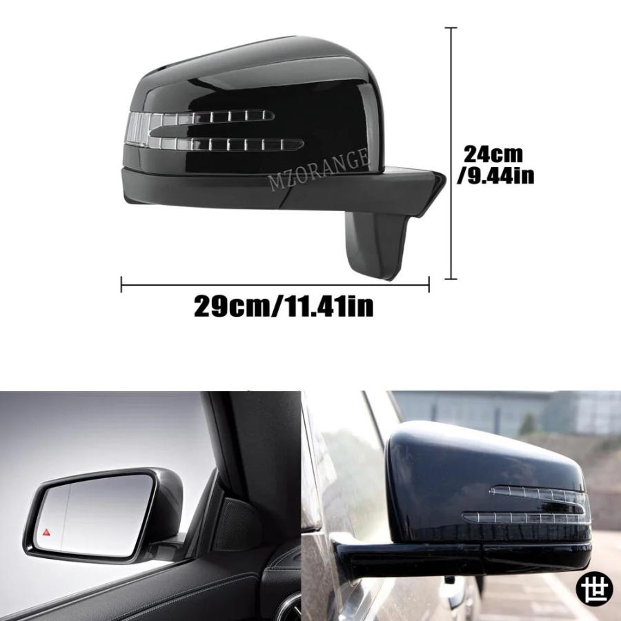 サイドミラーガラス メルセデスベンツ Gクラス W463 G55 G65 G550 G500