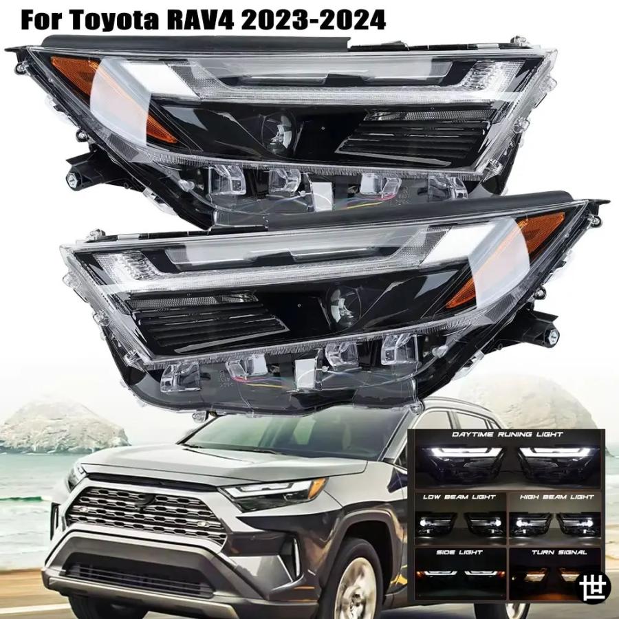 トヨタ RAV4 2022-2024 XLE SE バイヘッドライトプロジェクター LED