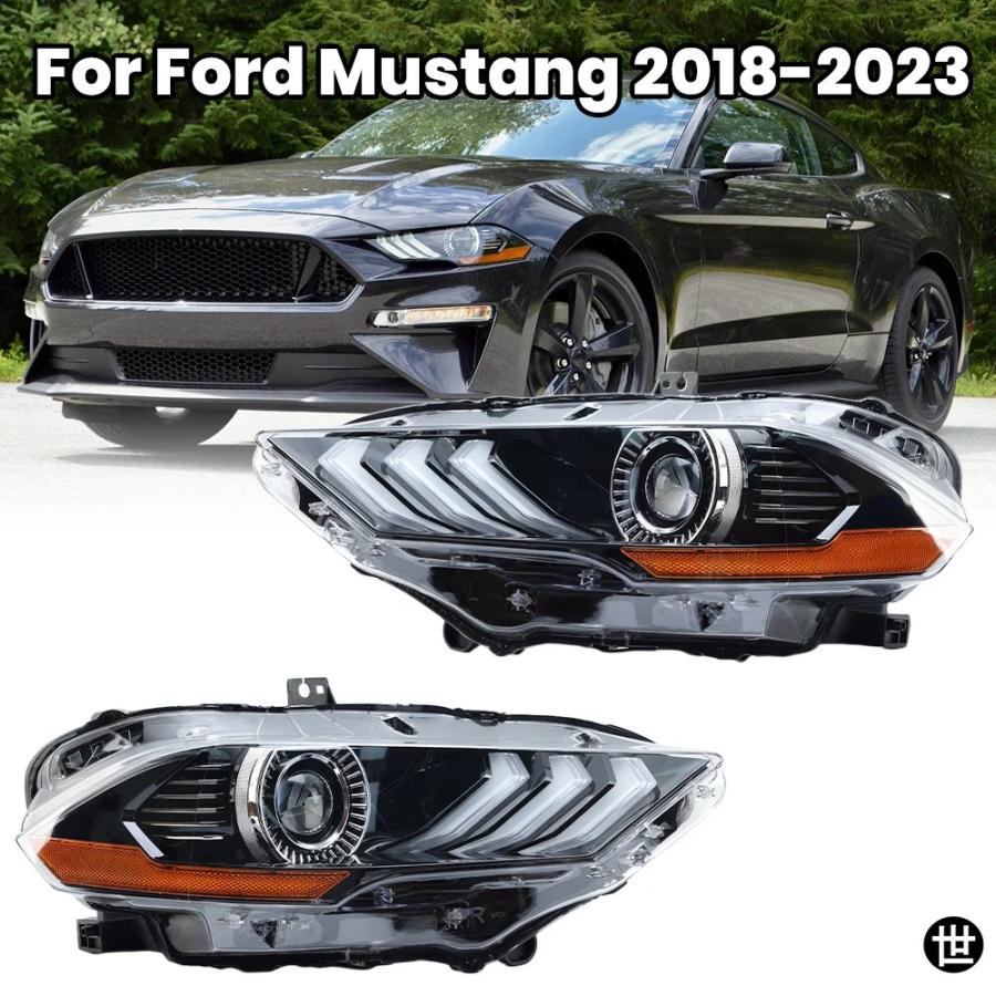フォード マスタング 2018 2019 2020-2022 2023用ヘッドライト LED DRL 