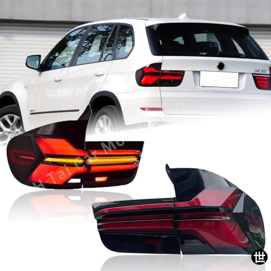 BMW X5 E70 2007-2013用 ペアテールライト テールライトアセンブリ LED 