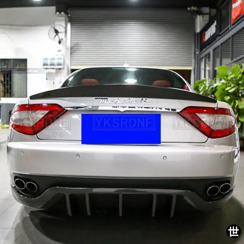 カーボン製車用リアトランクブーツリップスポイラーウィング
