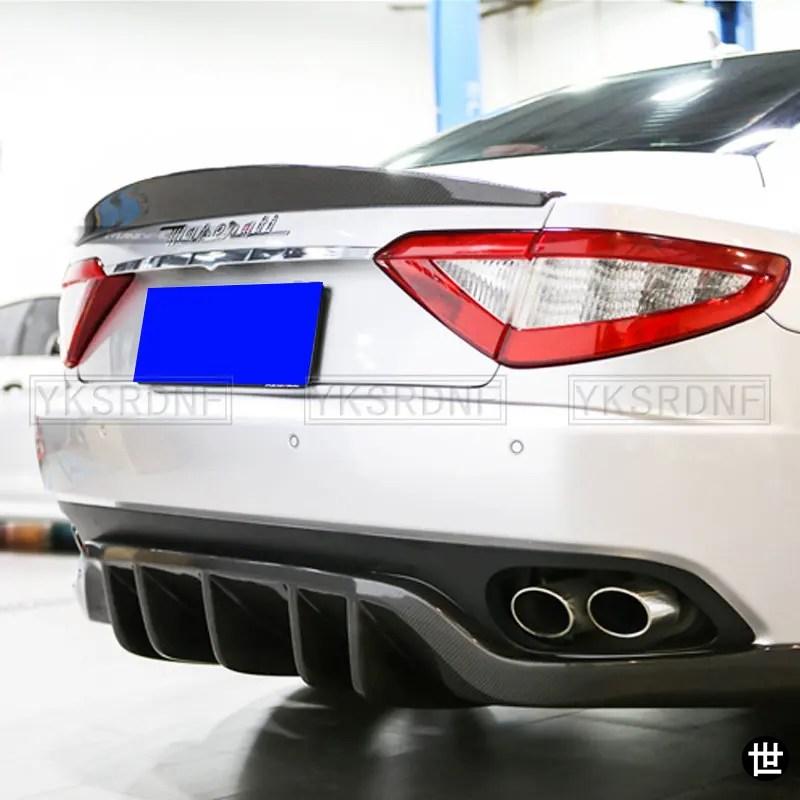 カーボン製車用リアトランクブーツリップスポイラーウィング