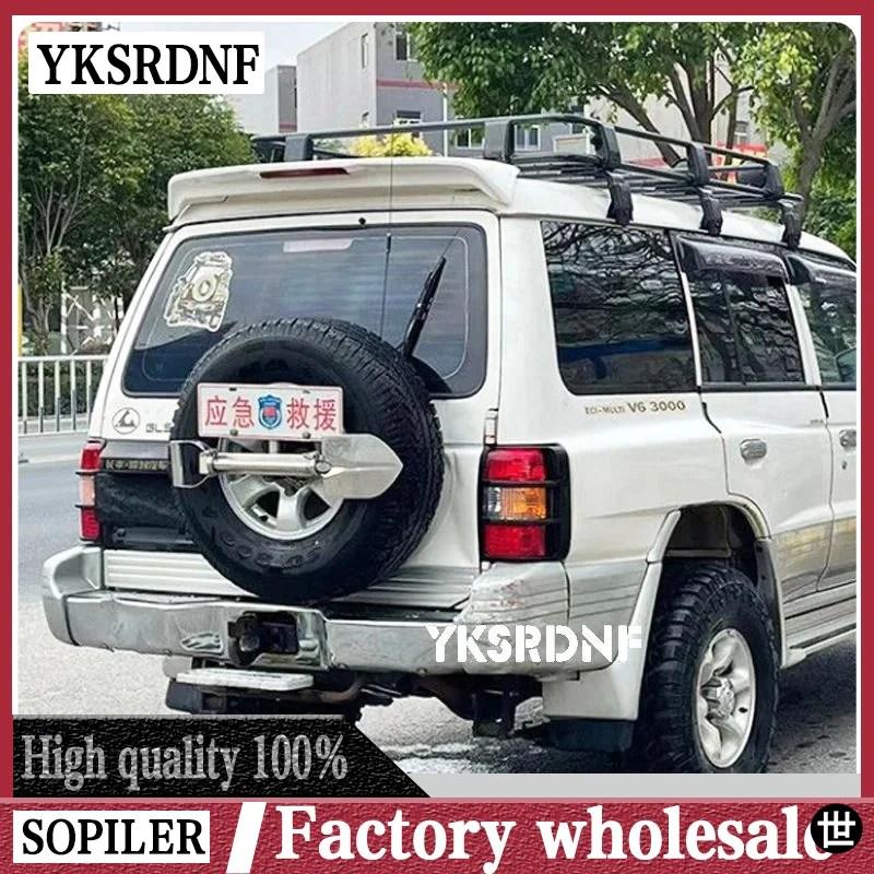 パジェロ　リアスポイラー　シルバー 三菱 パジェロ V33 スポイラー 2001-2005 ABS 車 テール ウィング