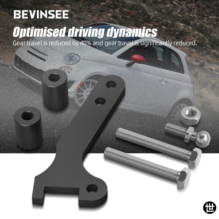 BEVINSEE クイックショートシフターキット 5速 アバルト 595 500 695