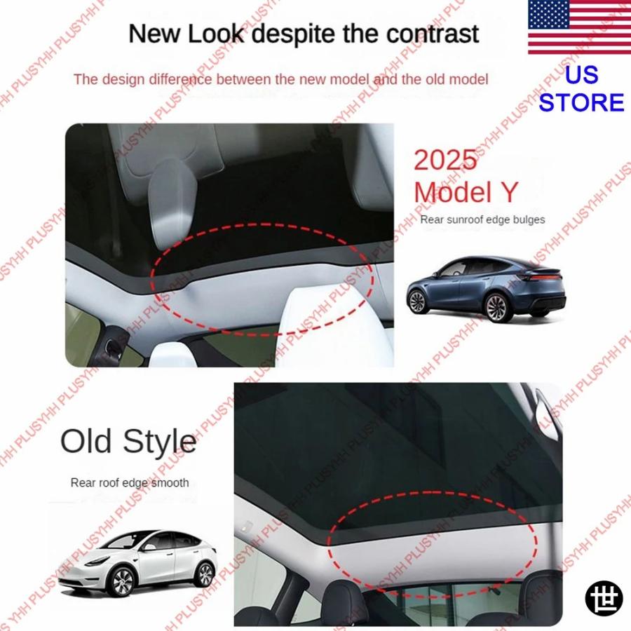 モデルY 2025 ジュニパーサンシェード テスラ用 アイスクロスバックル 