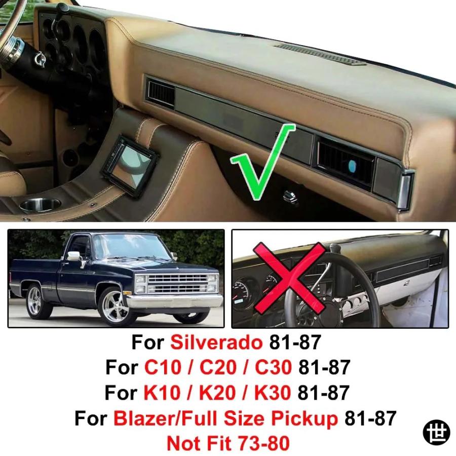 ダッシュボードカバー シボレー C10 フルサイズ トラック シルバラード