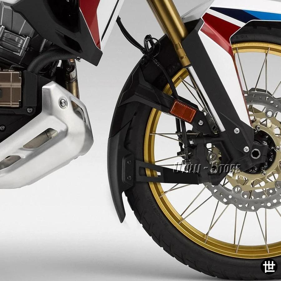 バイクアクセサリー フロントフェンダー マッドガード ブラック ホンダ