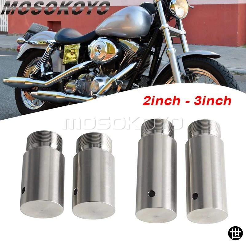 バイク用 39MM フロントフォークチューブ 2インチ 3インチ延長
