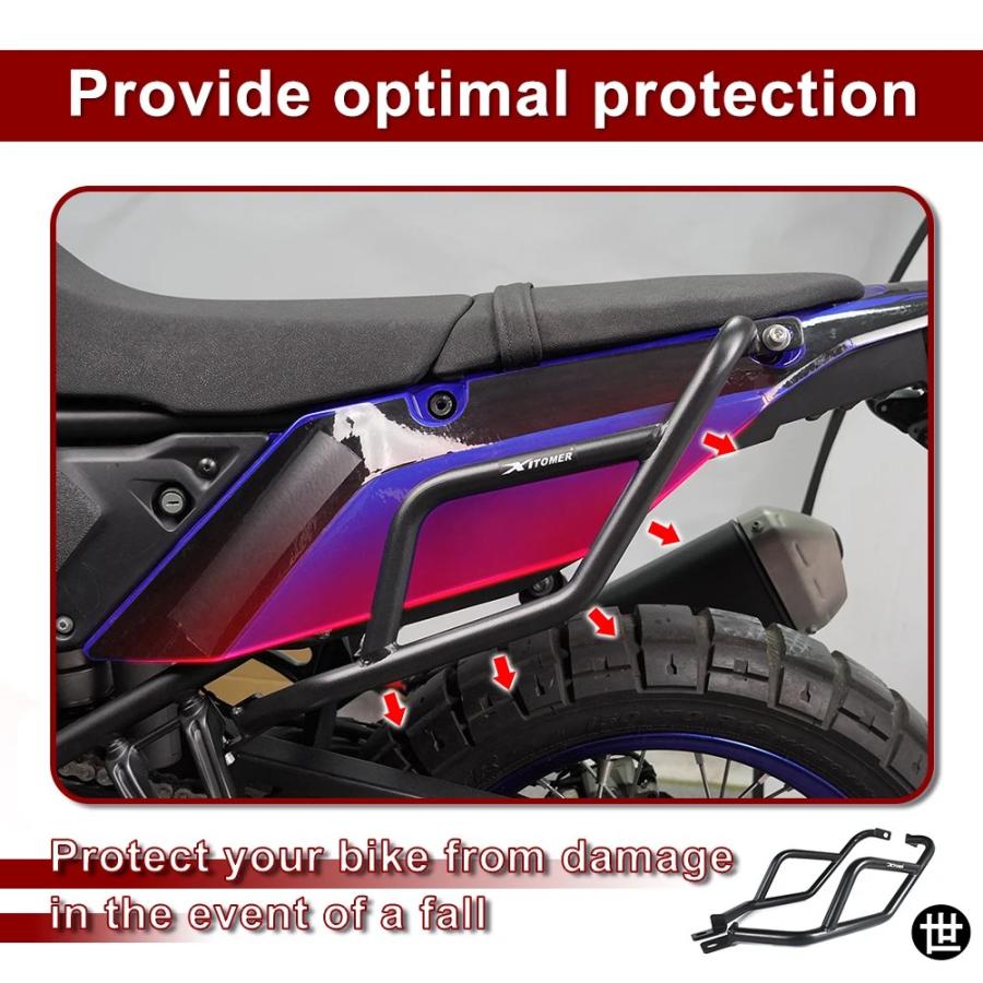 バイク用サイドクラッシュバー エンジンガード ヤマハ テネレ 700 2025