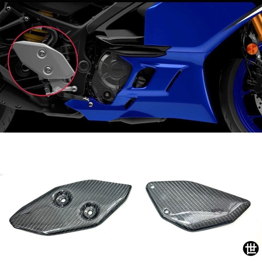 ヤマハYZF R3 R25 MT-03 100%カーボン製バイクアクセサリー リアシート