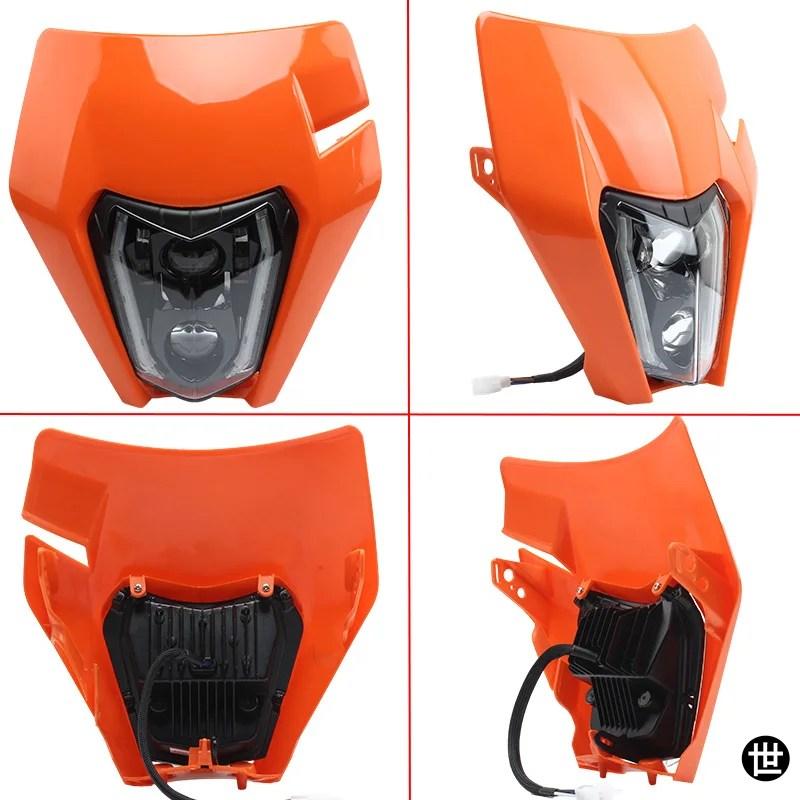 KTM LEDヘッドライト EXC エンデューロ バイクヘッドランプ SX XC XCF
