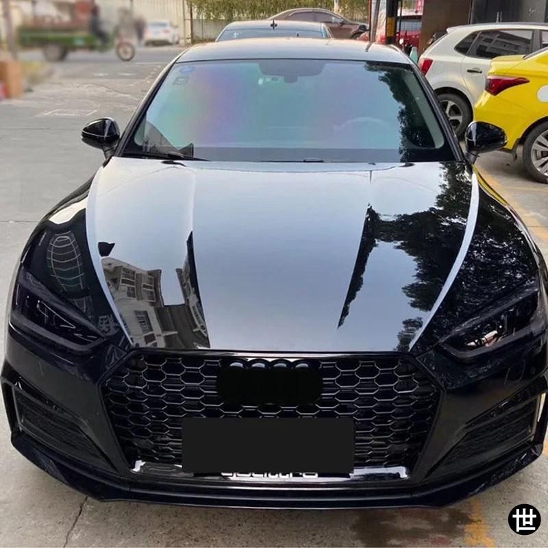アウディ A5 B9 2017-2019 S5 RS5 スタイル グロスブラック レーシング