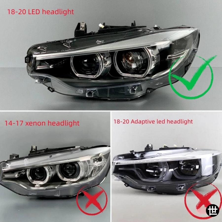  M4 LEDヘッドライト モジュール イエロー BMW F80 F8X M3 M4 F82 F32 ヘッドライト用イエロー DRL LED ボード