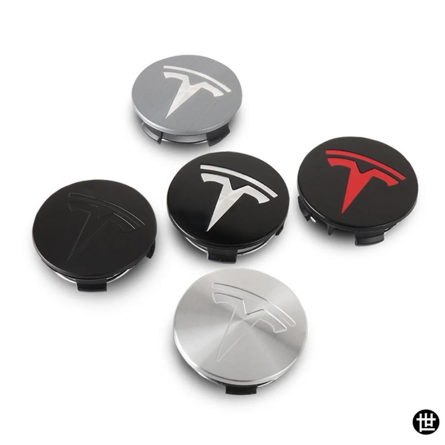 テスラのモデルー3ロゴキット装飾タイヤキャップアクセサリ テスラ モデル3 モデルS モデルX モデルY サイバートラック