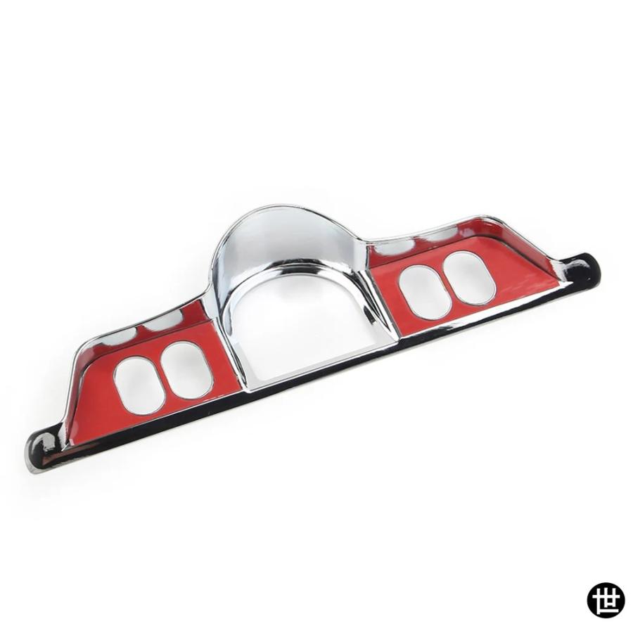 クローム バイクフェアリングスイッチパネルダッシュアクセントカバー