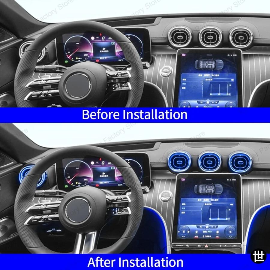 メルセデスベンツ Cクラス W206 2022 X254 車用 64色エアベント
