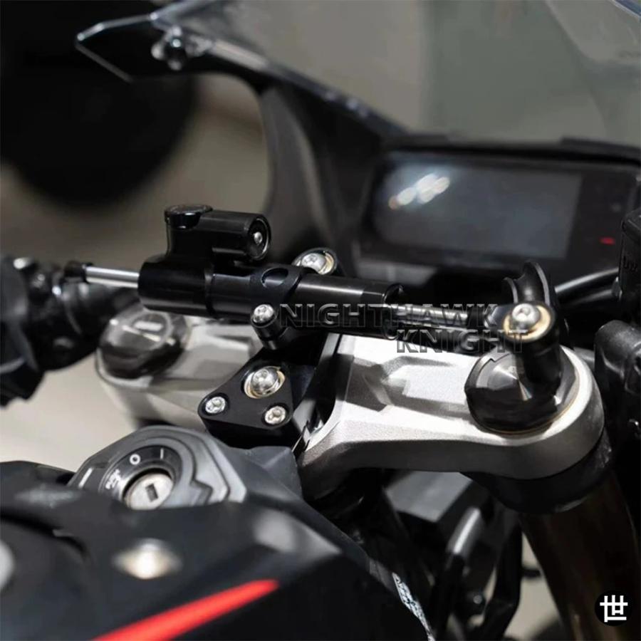 ブランド登録なし - ホンダ CBR650R 2019、2020、2021、2022、2023 用新型ステアリングダンパー、かい繕う式ステアリングスタビライザーダンパーブラケット