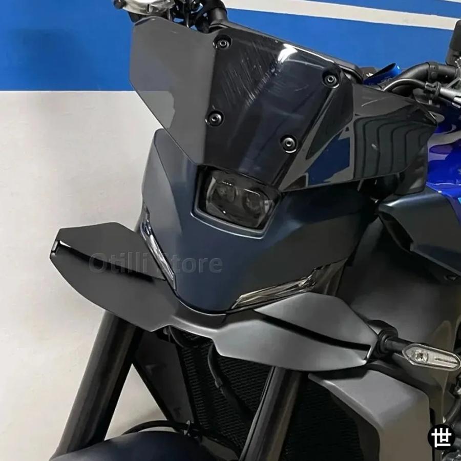 ヤマハ MT-09 MT09 SP 2024 2025 ネイキッド用バイク フロントスポイラーキット エアロダイナミックウィングレット ダウンフォースウィング_4