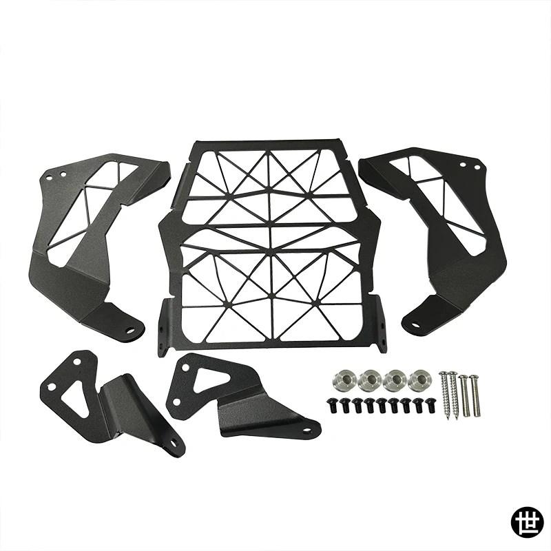 2024年式 450MT CF MOTO 450 MT MT450 用バイクヘッドライトグリルガードプロテクター ヘッドランプフロントライトカバープロテクション_8