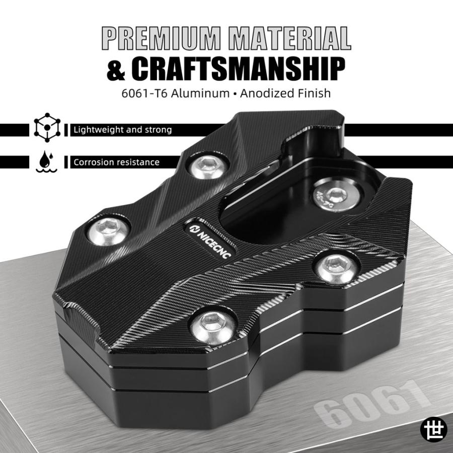 BMW / A 24-2025 サイドスタンド拡張パッド高調整機能付きサスペンション交換パーツ4653 1638616_6